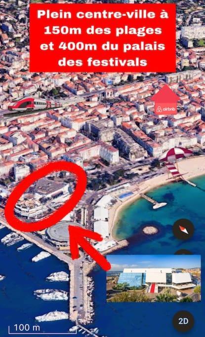 Cannes Centre Proche Plage Croisette Palais Des Festivals Exteriér fotografie